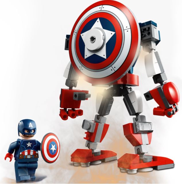 Lego Super Heroes Captain America Mech Amor