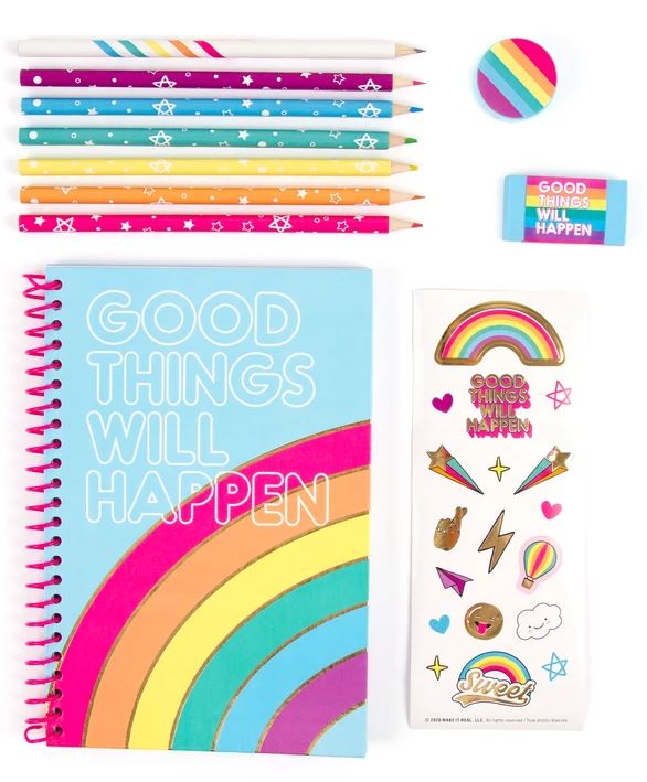 Rainbow Bright All in One Stationery Set