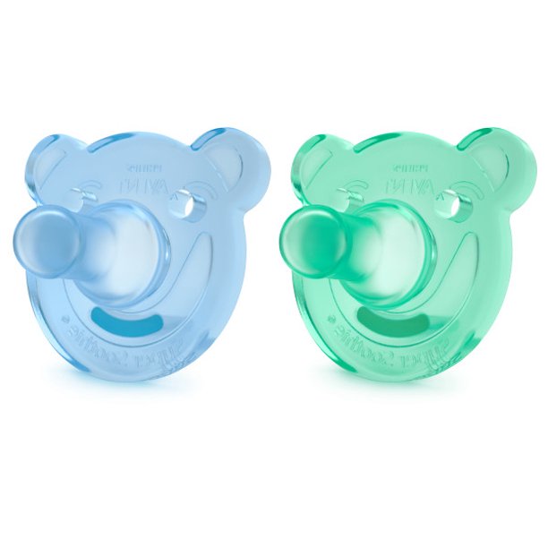 Avent Sooth Pacifier 2pk 3m+ Assorted