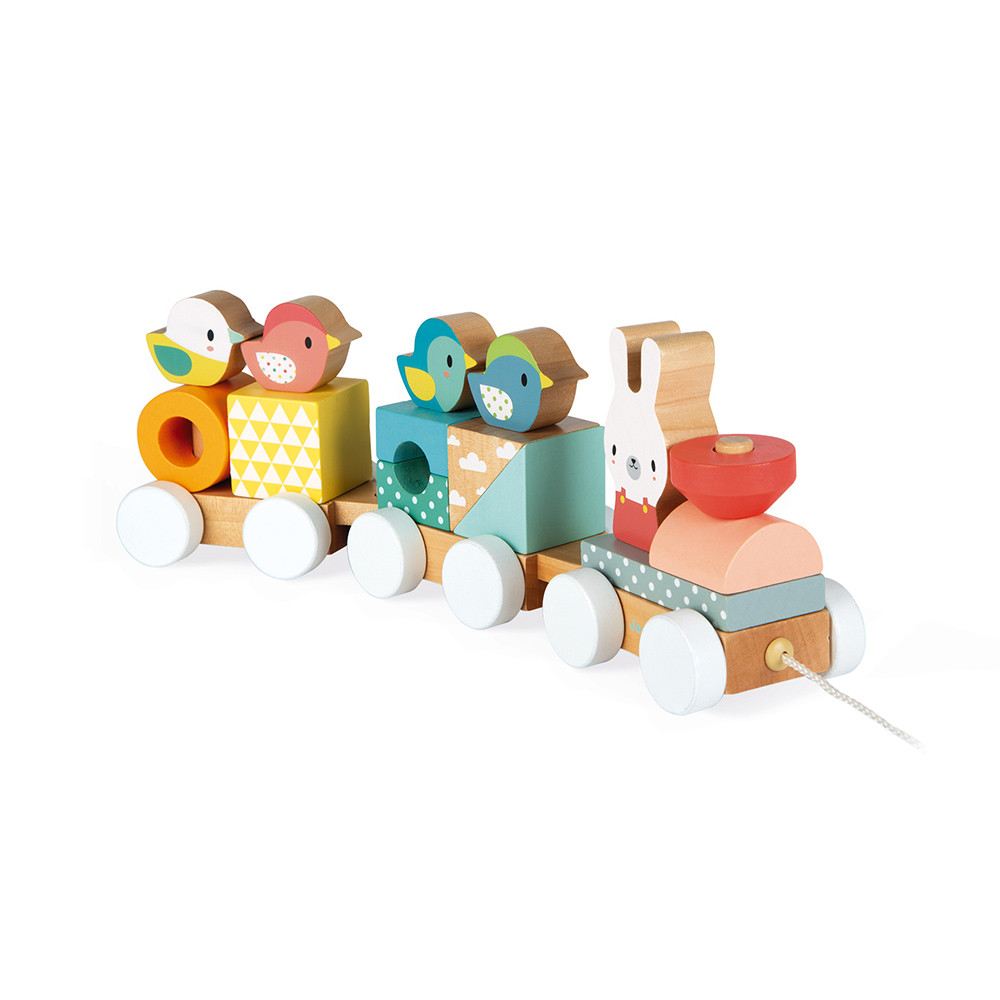 Pure Wooden Toy Train