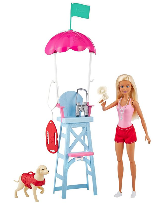 Barbie Lifeguard Doll & Playset