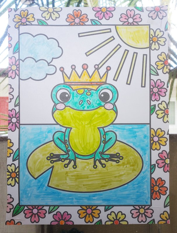 Color & Create Stained Glass Princesses