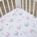 Tropical Garden Fitted Crib Sheet