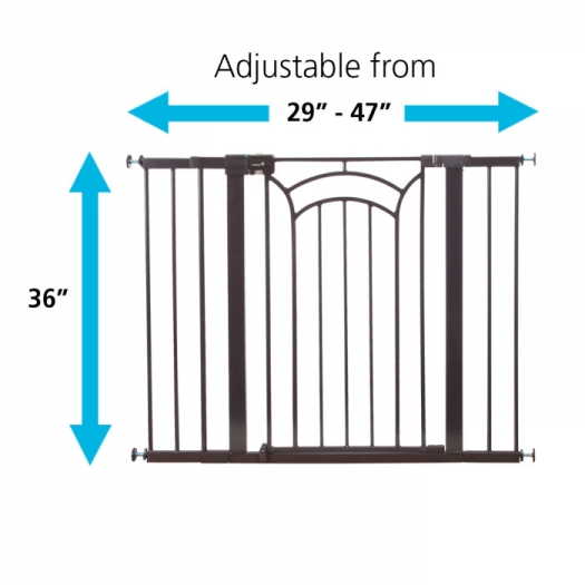 Safety 1st Décor Easy Install Tall &amp; Wide Gate