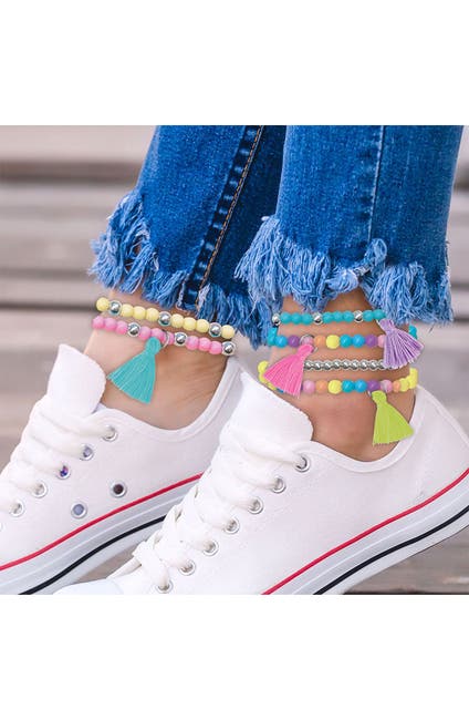 Pastel Tassel Ankle Bracelet Design Kit