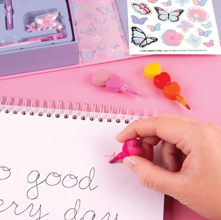 Butterfly Sketchbook and Drawing Set