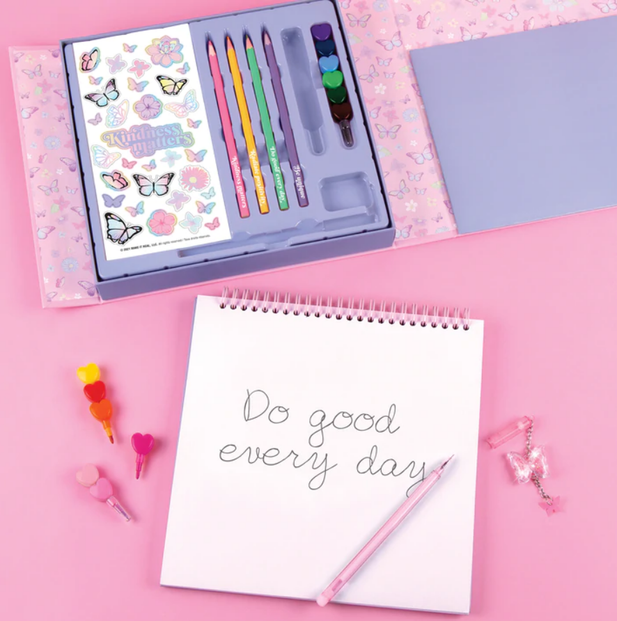 Butterfly Sketchbook and Drawing Set