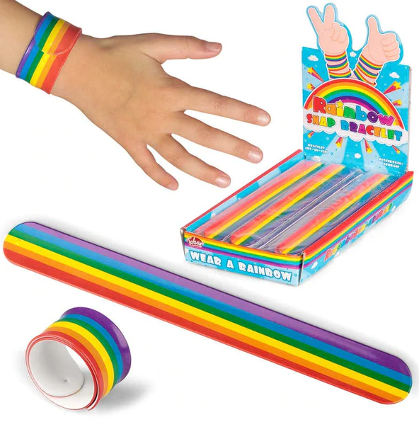 Rainbow Snap Bracelet
