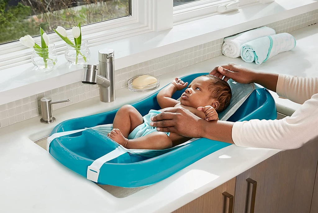 Infant To Toddler Tub w Sling Blue