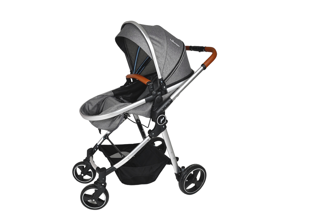 Premium Baby Mike 3-in-1 Travel System Grey