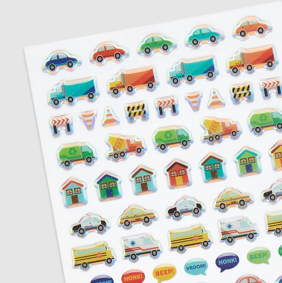 Itsy Bitsy Stickers - Workin' Wheels