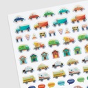 Itsy Bitsy Stickers - Workin' Wheels
