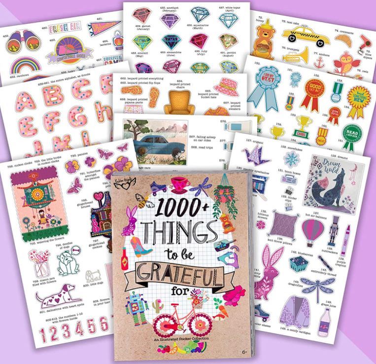 1000+ Things To Be Grateful For Stickers