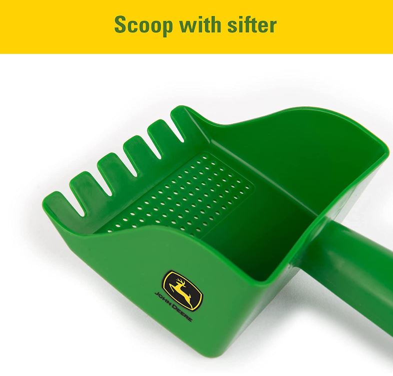 John Deere Big Scoop 15 in Dump Truck with Sand Tools