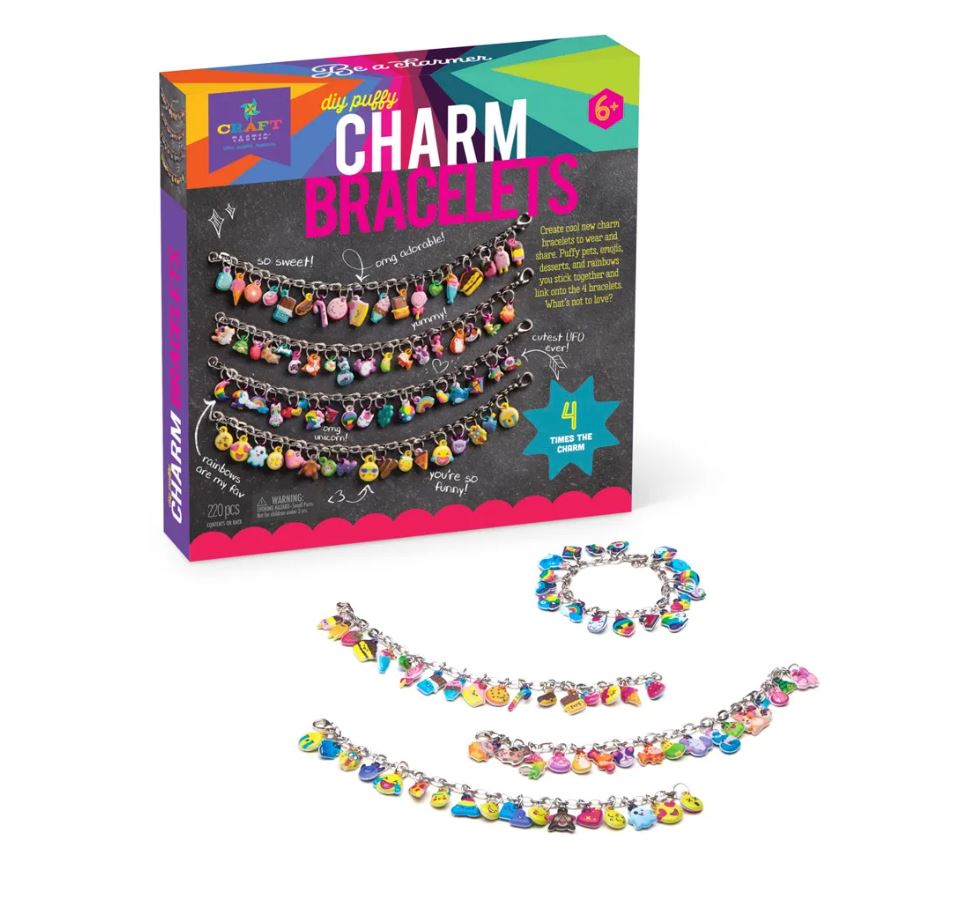 Craf-tastic DIY Puffy Charm Bracelets Kit