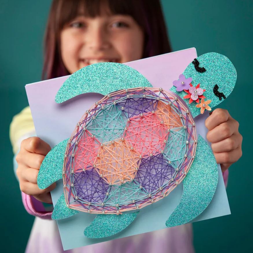 Craft-tastic String Art Sea Turtle