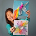 Craft-tastic String Art Unicorn