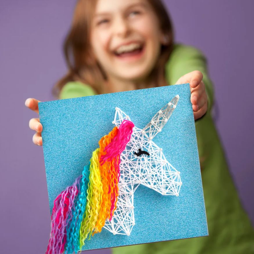 Craft-tastic String Art Unicorn