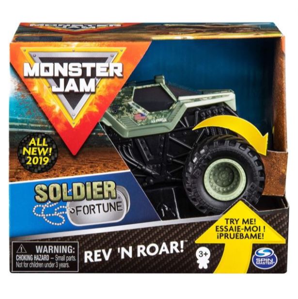 Monster Jam Rev n Spin Asst.