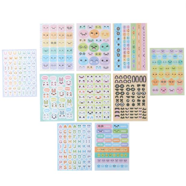 Stickiville Stickers - Cute Expressions