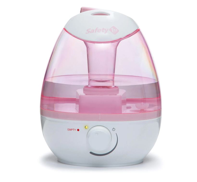 Safety First Filter Free Cool Mist Humidifier Pink