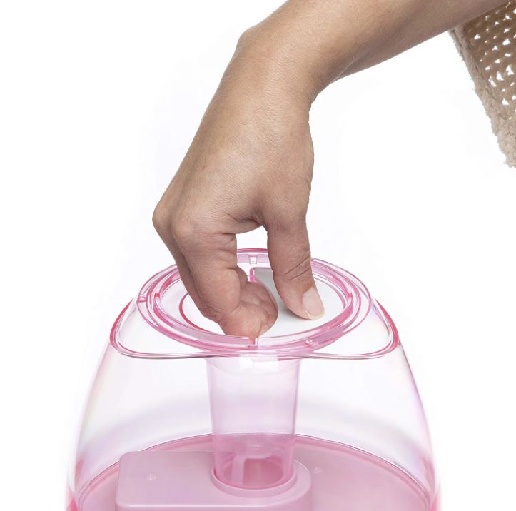 Safety First Filter Free Cool Mist Humidifier Pink