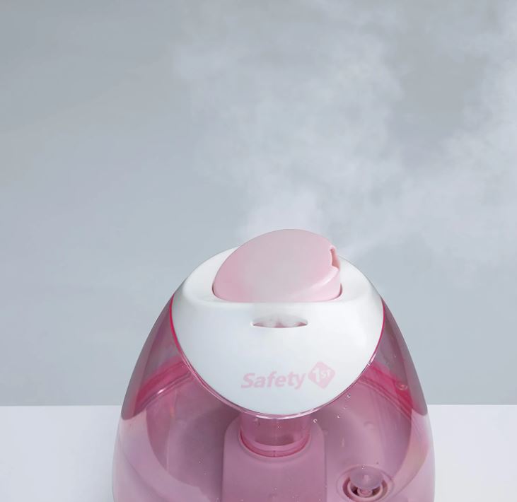 Safety First Filter Free Cool Mist Humidifier Pink