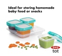 OXO Tot Baby Blocks Freezer Storage Containers 6oz - Teal