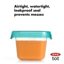 OXO Tot Baby Blocks Freezer Storage Containers 6oz - Teal