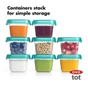 OXO Tot Baby Blocks Freezer Storage Containers 6oz - Teal