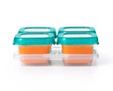 OXO Tot Baby Blocks Freezer Storage Containers 4oz - Teal