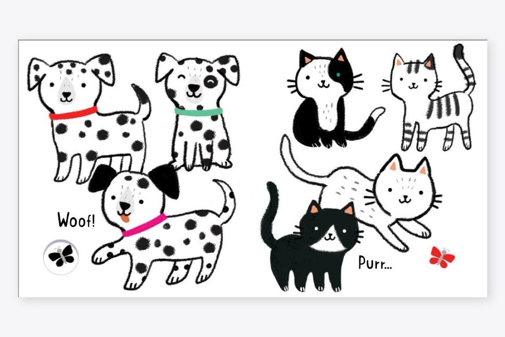 Baby's Black & White Books - Animals