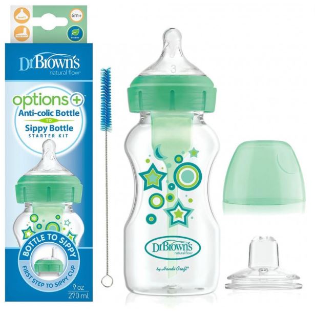 Dr. Brown's Options Transition Sippy Bottle Stars