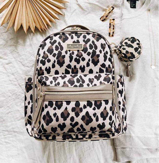 Itzy Mini Diaper Backpack Leopard