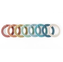 Ritzy Rings Lingking Ring Set - Rainbow
