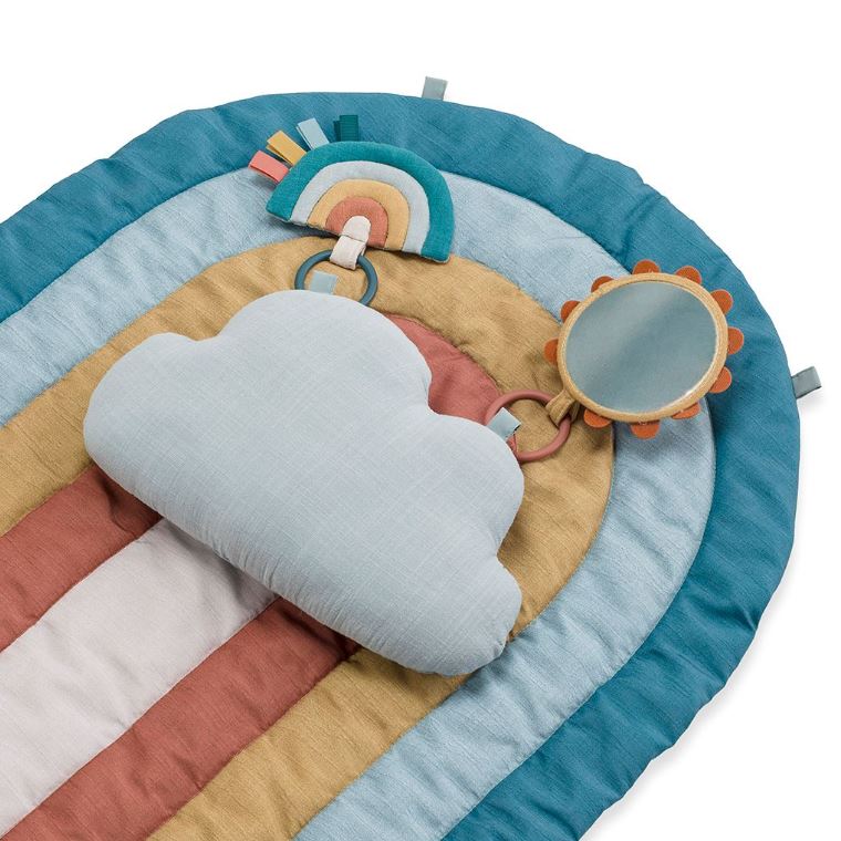 Ritzy Tummy Time Play Mat - Rainbow