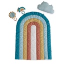 Ritzy Tummy Time Play Mat - Rainbow