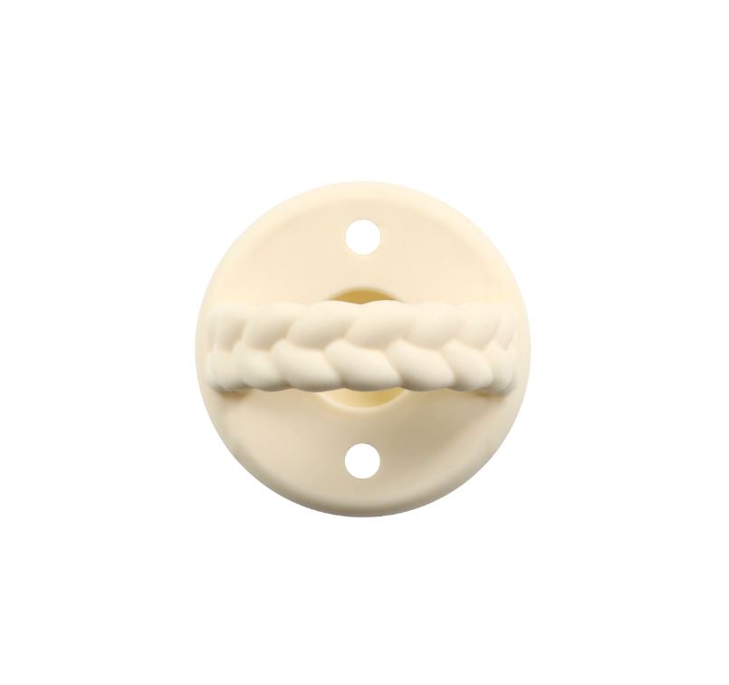Sweetie Soother 2pk - Toast & Buttercream Braid
