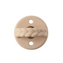 Sweetie Soother 2pk - Toast & Buttercream Braid