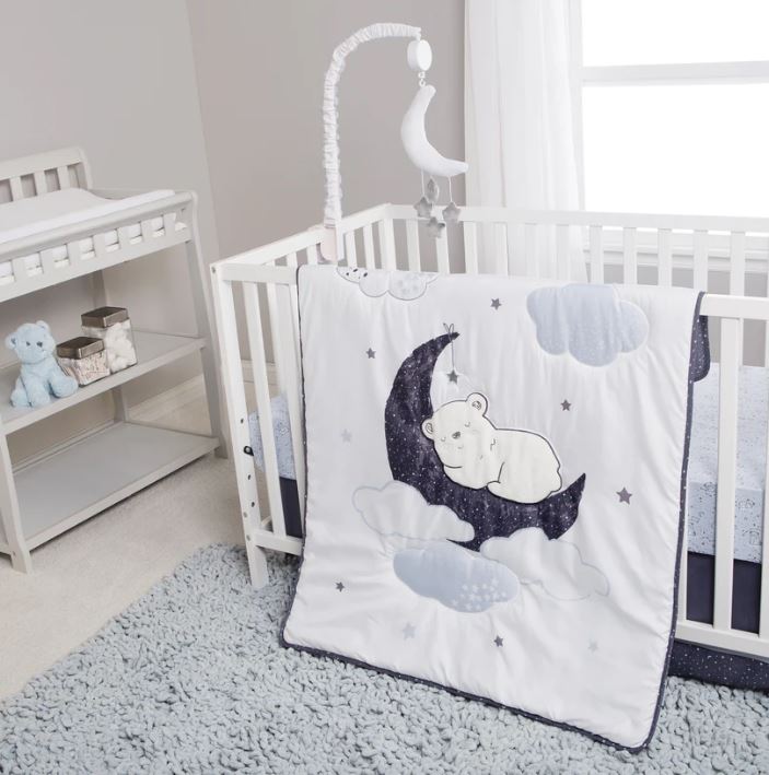 Bearly Dreaming 4pc Crib Bedding Set