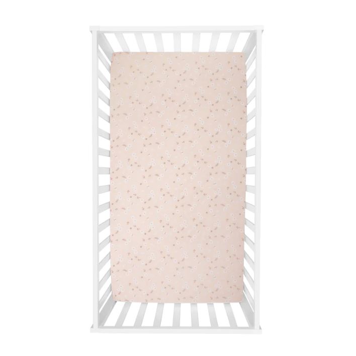 Cottontail Floral 2pk Microfiber Crib Sheet