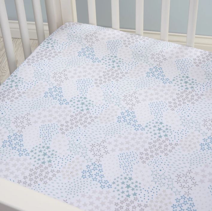 Starry Night Fitted Crib Sheet