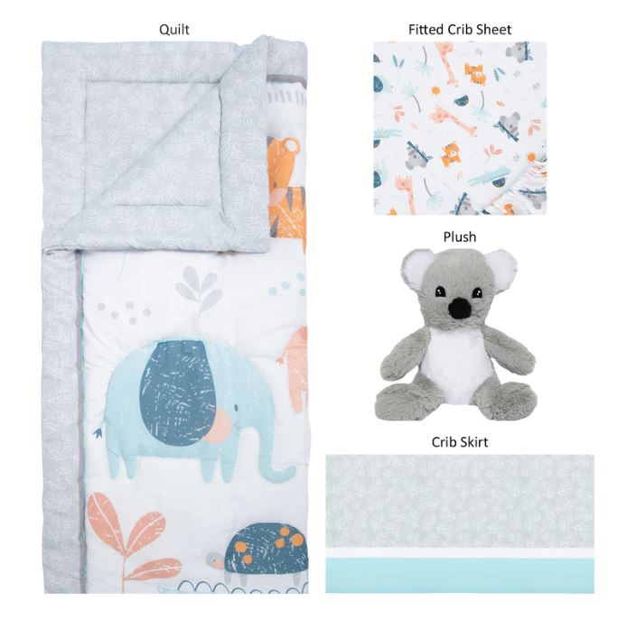 Koala & Friends 4pc Bedding Set