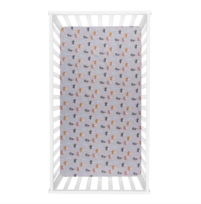 Koala Palms 2pk Microfiber Fitted Crib Sheet