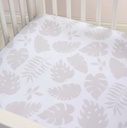 Palm Leaves Fitted Crib Sheet