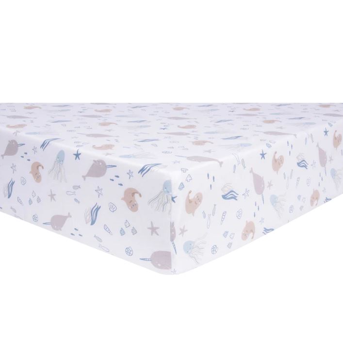 Sea Babies 3pc Crib Bedding Set