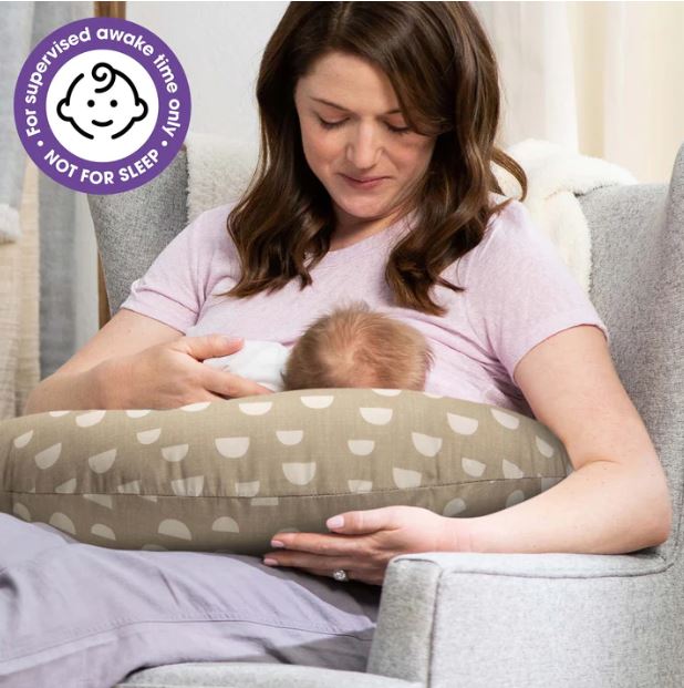 Boppy Pillow with Cover Tan Pebbles