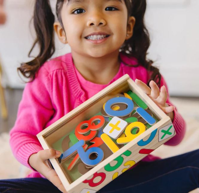 Magnetic Wooden Numbers