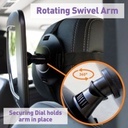 Adjustable Back Seat Mirror