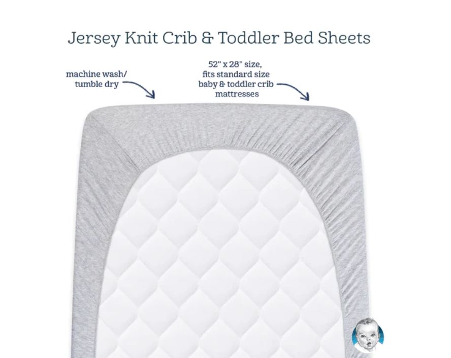 White Fitted Crib Sheet